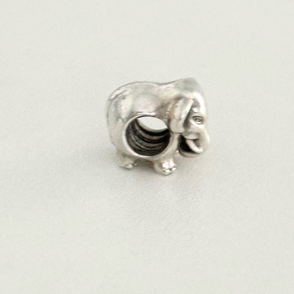 Pandora Sterling Silver Elephant Animal Rare Retired Bead Charm - Picture 3 of 6